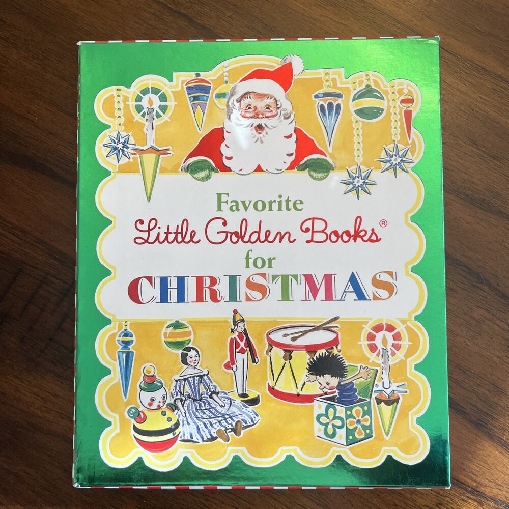 Favorite Little Golden Books for Christmas, Hardcover Set Of 5 Festive Classics